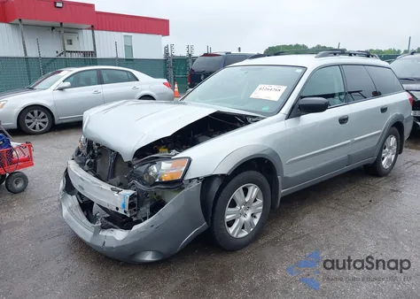 2005 Subaru Outback 2.5I из США, поврежденный, VIN 4S4BP61C757319146